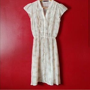 MAURICES SHEER BUTTERFLY DRESS (128)